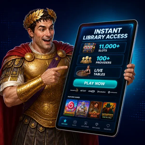 Energiegeladener Spieler durchsucht Spielbibliothek nach Kontoerstellung bei Game Library Access After Legiano